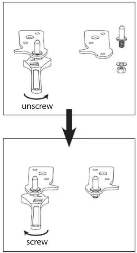 unscrew screw