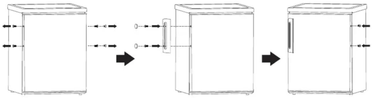 Logik LUF55W18E - Montera dörrhandtaget - 2