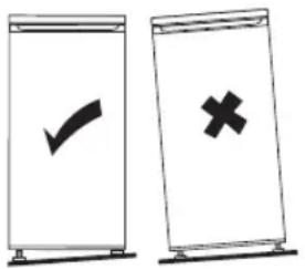 Two identical diagrams showing checkmark and cross symbols, likely indicating approval or cancellation status.