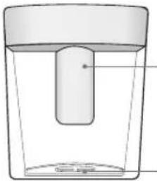 Logik LSD185W19E - Använda vattendispensern - 1