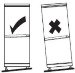 Two vertical diagrams showing check and cross symbols, likely indicating approval or rejection status.