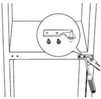 Logik LSD185W19E - Oven kääntymissuunnan vaihtaminen - 4