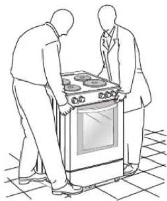 Logik LF60EW16N - Moving the Cooker - 2
