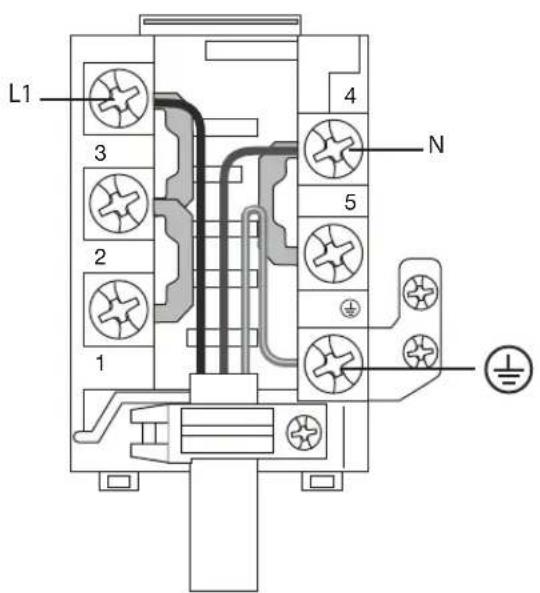 L1 3 2 1 4 N 5