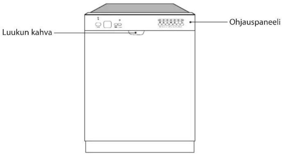 Logik LDW60X15N - Näkymä edestä - 1