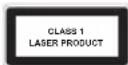 Logik LCCSTR10E - Class 1 Laser Product - 1