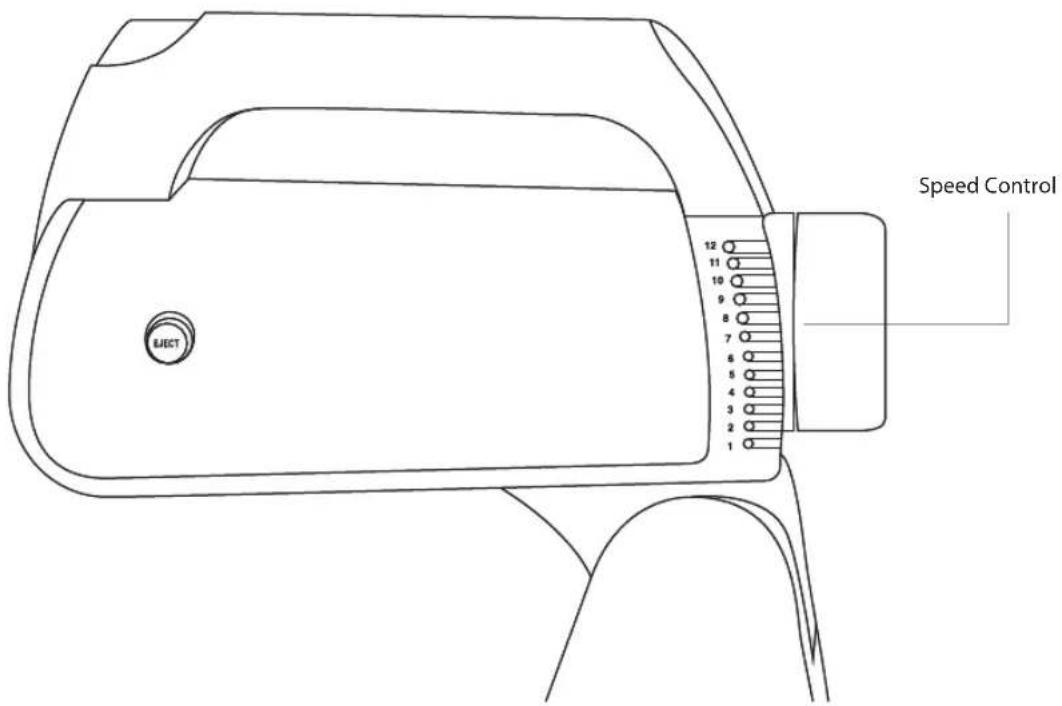 Speed Control 12 11 10 9 8 7 6 5 4 3 2 1 EJECT
