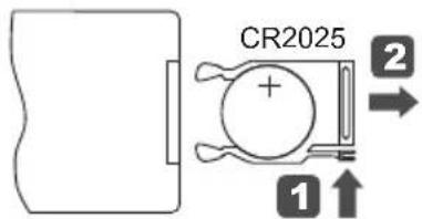CR2025 1 ↑ 2