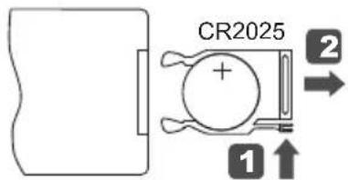 CR2025 + 1 2