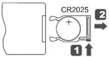 CR2025 1 ↑ 2