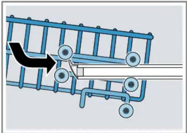 NEFF S525T80X0E - Indstilling af overkurven med rullepar - 2