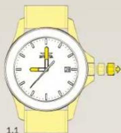 INVICTA Pro Diver 27304 - Ajustar el tiempo, la hora, los minutos - 1