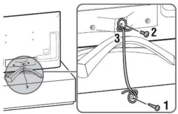 SONY Bravia KDL-65HX955 - 4: Förhindra att din TV välter - 1