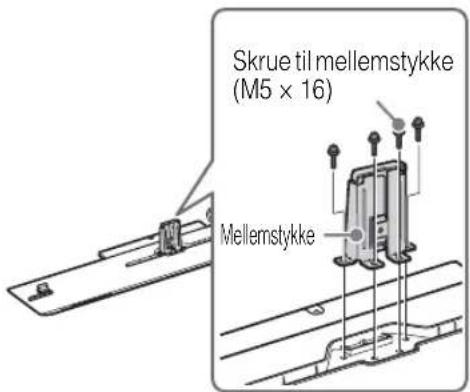 Skrue til mellemstykke (M5 × 16) Mellemstykke