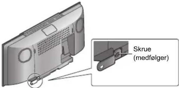 PANASONIC SC-HC38DBEC - Mål og afmærk positionen af vægholderne (i begge sider). - 4