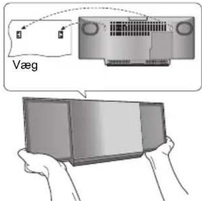 PANASONIC SC-HC38DBEC - Mål og afmærk positionen af vægholderne (i begge sider). - 6