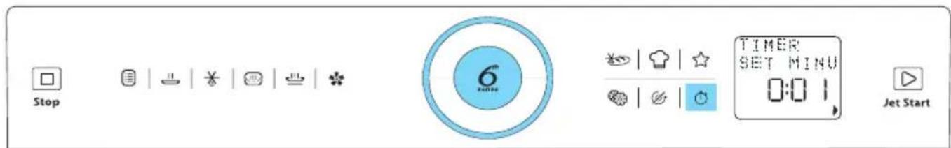 Stop 6 TIMER SET MINU 0:01 Jet Start