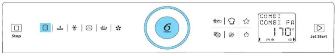 Stop 6° COMBI COMBI FA 170°C Jet Start