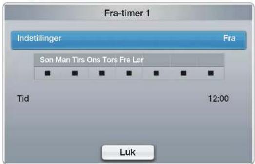 Fra-timer 1 Indstillinger Fra Son Man Tirs Ons Tors Fre Lor Tid 12:00 Luk