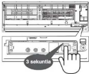 3 sekuntia