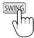 TOSHIBA RAS-25G2AVP-ND - Liikkuvien ilmanohjainten käyttö: paina Swing - 1