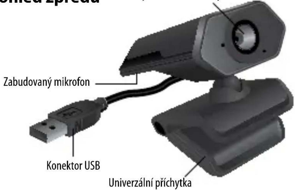 Zabudovaný mikrofon Konektor USB Univerzální přichytka