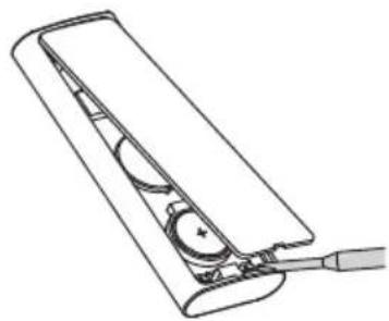 Sandstrøm SWALKB14E - Batteribyte i fjärrkontrollen - 1