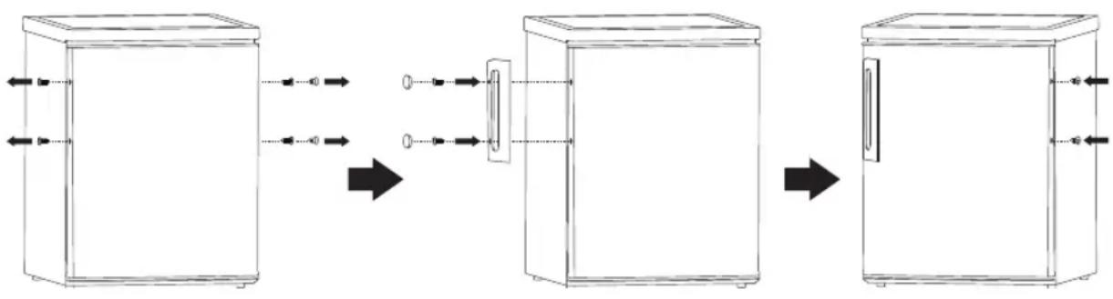 Sandstrøm SUL60W13E - Installing The Door Handle - 2
