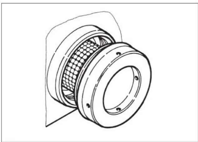 MIELE PW 6107 - Følgende rækkefølge overholdes ved rengøring af fnugfilteret: - 2