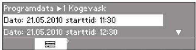 Programdata ▶1 Kogevask Dato: 21.05.2010 starttid: 11:30 Dato: 21.05.2010 starttid: 12:30