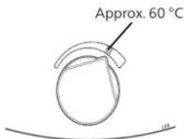 Approx. 60 °C