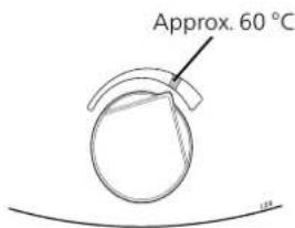 Approx. 60 °C