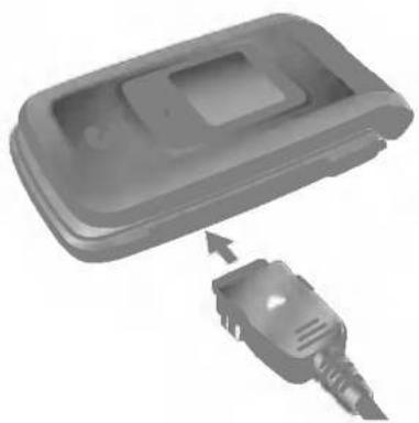 LG U880 - Sådan oplades batteriet - 1
