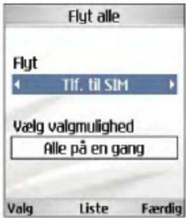 LG U880 - Ryd telefonbog - 1