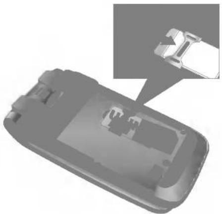 LG U880 - Sådan installeres USIM-kortet - 2