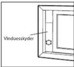 Sandstrøm SAC05C19E - Installation i et dobbelthængt vindue eller skydevindue - 4