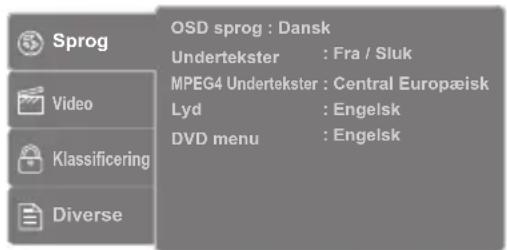 Sandstrøm S73PD11E - Sprogindstillinger - 1