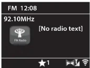 Radionette RMESDIWO16E - Hämta en förinställd station - 2