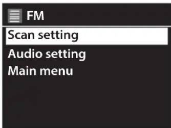 Radionette RMESDIWO16E - Søgeindstillinger - 1