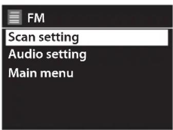 Radionette RMESDIWO16E - Sökinställning - 2