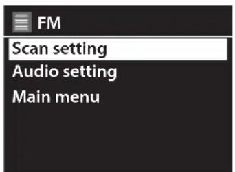 Radionette RMESDIWO16E - Søgeindstillinger - 2
