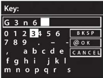 Key: G 3 n 6 0 1 2 3 4 5 6 7 8 9 . - - , a b c d e f g h i j k l m n o p q r s B K S P @ O K C A N C E L