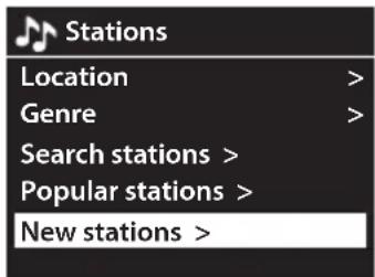 Radionette RMESDIWO16E - Söka efter populära radiostationer - 2
