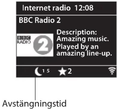 Internet radio 12:08 BBC Radio 2 Description: Amazing music. Played by an amazing line-up. Avstängningstid