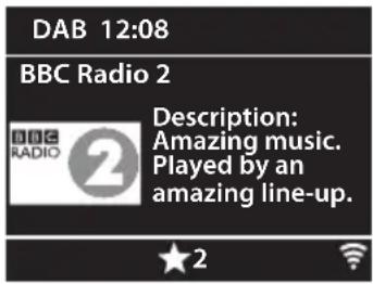Radionette RMERDIWO15E - Hämta en förinställd station - 2