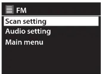 Radionette RMERDIWO15E - Søgeindstillinger - 2