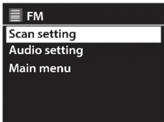 Radionette RMERDIWO15E - Søgeindstillinger - 1