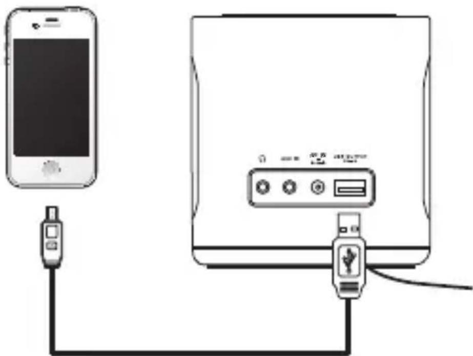 Sandstrøm SJUTBL14E - Laddning från USB OUTPUT Laddningsuttag - 1
