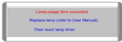 BENQ MP611C - Warning message - 5