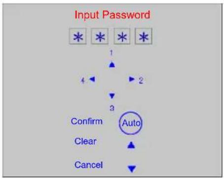 BENQ MP611C - Setting a password - 2